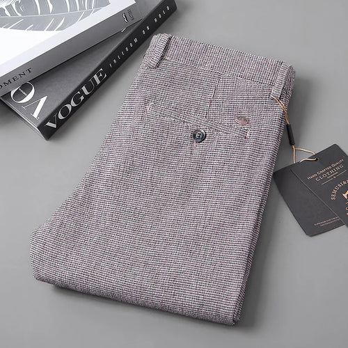 Plaid Casual Pants