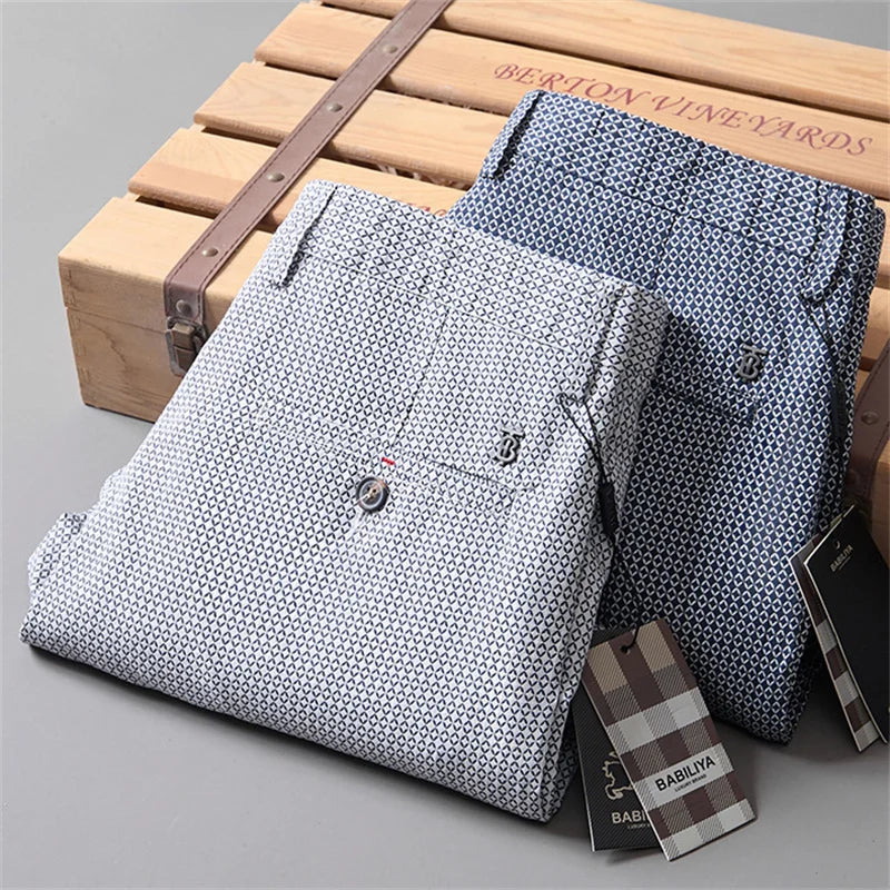 Plaid Casual Pants