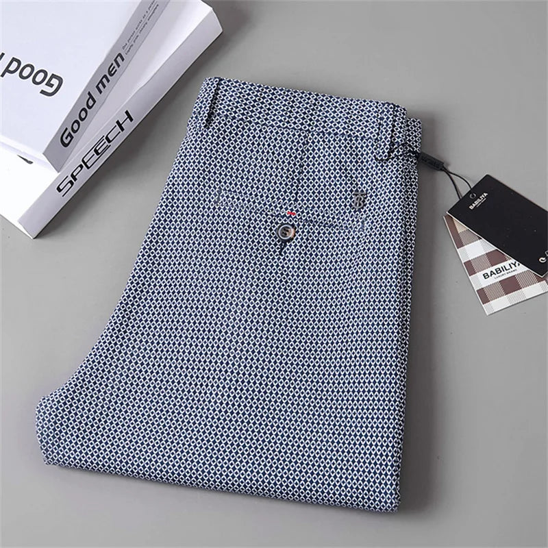 Plaid Casual Pants
