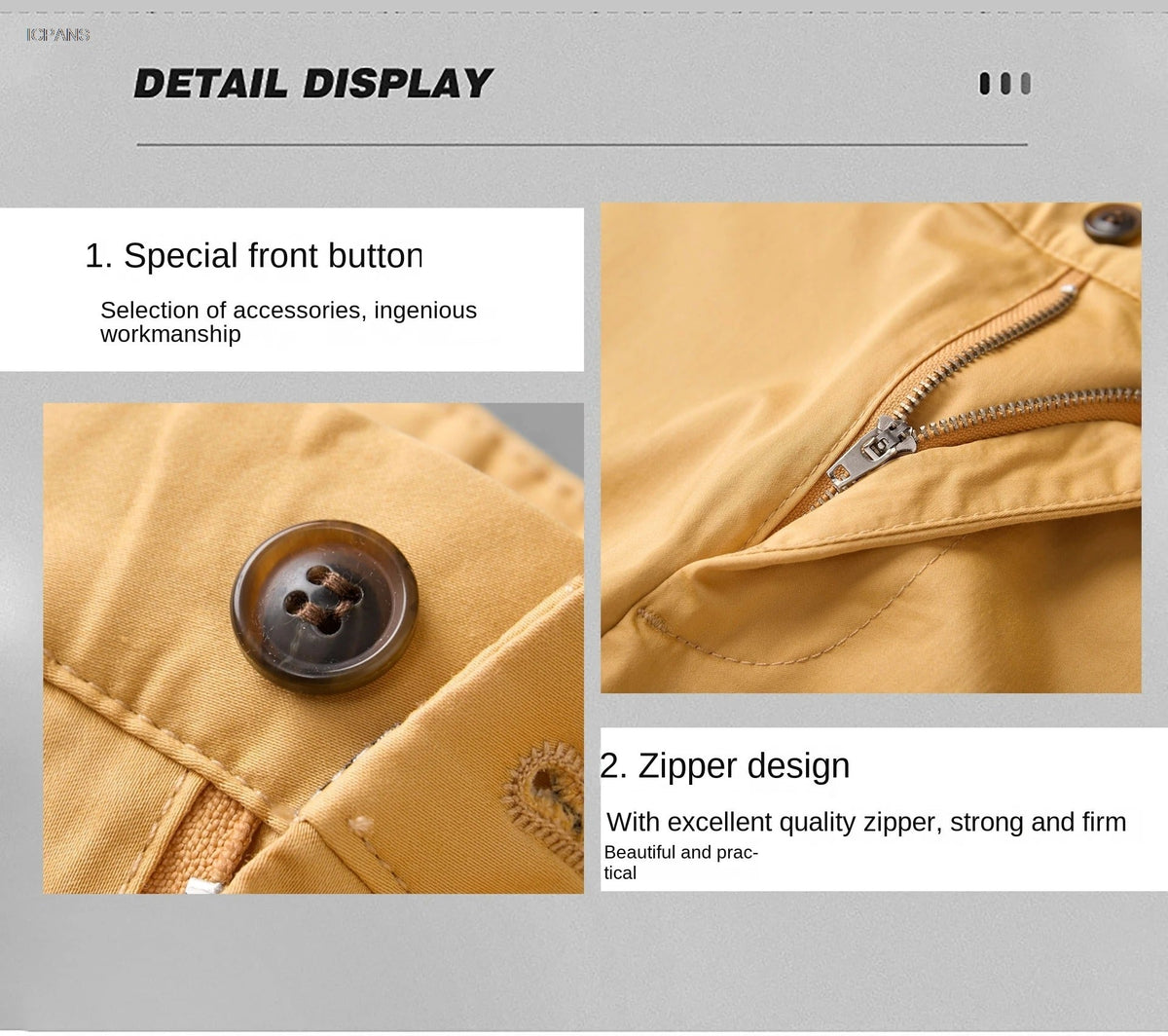 Line-Cut Chinos