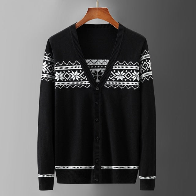 Rivingstore Plaid Knitted Cardigan